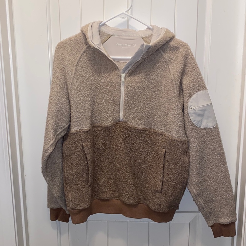 Outdoor Voices half zip fleece
